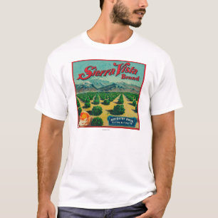 Sierra Vista-Marken-Zitrusfrucht-Kisten-Aufkleber T-Shirt