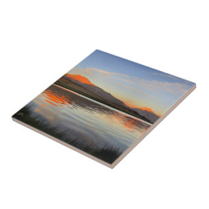 Sierra Wappen Sunset - John Muir Trail Fliese