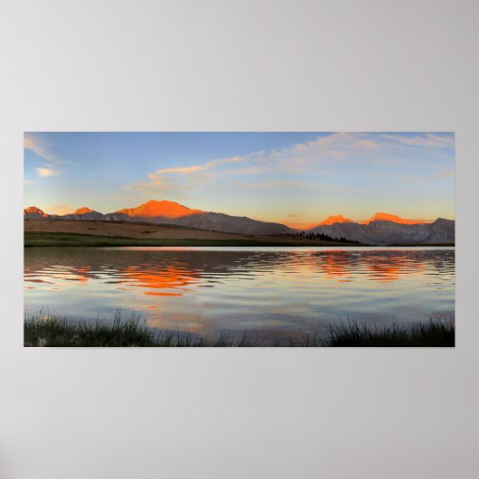 Sierra Wappen Sunset - John Muir Trail Poster (Vorne)