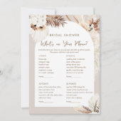 SIERRA Was ist auf Ihrem Handy Brautparty Game Einladung (Vorderseite)