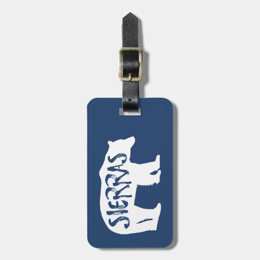 Sierras Bear Gepäckanhänger (Vorderseite vertikal)