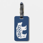 Sierras Bear Gepäckanhänger (Rückseite vertikal)