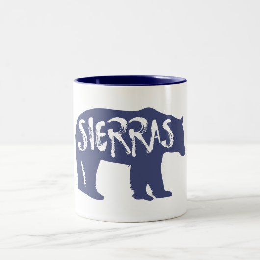 Sierras Bear Zweifarbige Tasse (Mittel)