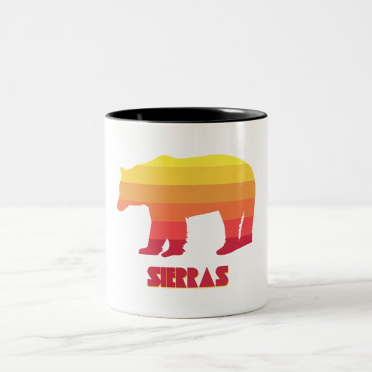 Sierras Bear Zweifarbige Tasse (Mittel)