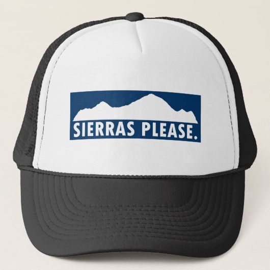 Sierras Bitte Hut Truckerkappe (Vorderseite)