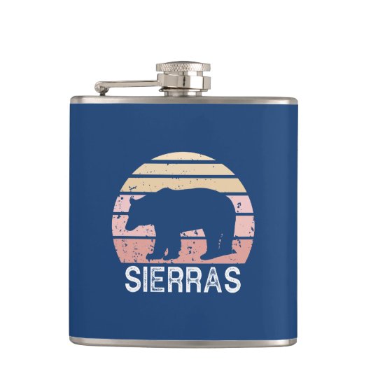 Sierras Retro Bear Flachmann (Vorderseite)