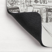 Sierre zum Zinal Gebirgsrennen das Ende 2012. Mousepad (Ecke)