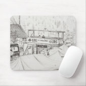Sierre zum Zinal Gebirgsrennen das Ende 2012. Mousepad (Mit Mouse)