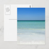 Siesta Beach Golf Coast Postkarte (Vorne/Hinten)