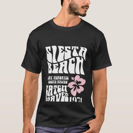 Siesta Beach Surf Erinnerungen Süd Malibu Fangwell T-Shirt (Vorderseite)