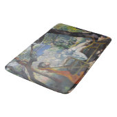 Siesta (Jeanne Sleeping in Mediterranean Garden) Badematte (Schrägansicht)