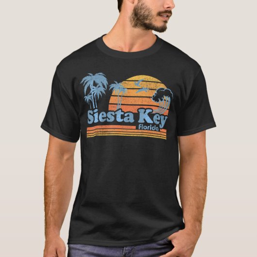 Siesta Key Beach Florida Frühlingsferien T-Shirt (Vorderseite)