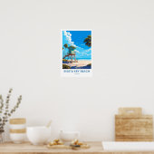 Siesta Key Beach Florida Reisedrucken Poster (Küche)