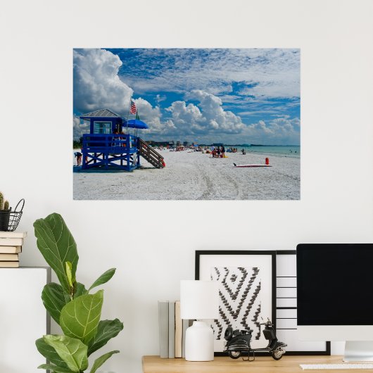 Siesta Key Beach Poster (Heimbüro)