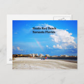 Siesta Key Beach Postkarte (Vorne/Hinten)