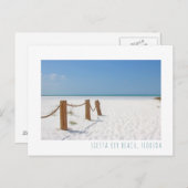 Siesta Key Beach Postkarte (Vorne/Hinten)