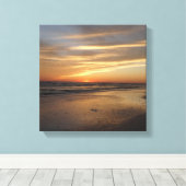 Siesta Key Beach Sunset Leinwanddruck (Insitu (Holzboden))