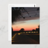 Siesta Key Beach Sunset Postkarte (Vorne/Hinten)