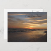 Siesta Key Beach Sunset Postkarte (Vorne/Hinten)
