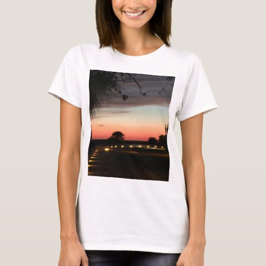 Siesta Key Beach Sunset T-Shirt (Vorderseite)