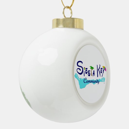 Siesta Key Community Ornament mit Baumdesign (Links)