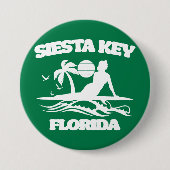 Siesta Key Florida Button (Vorderseite)