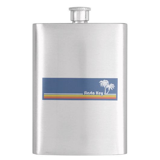 Siesta Key Florida Flachmann (Vorderseite)