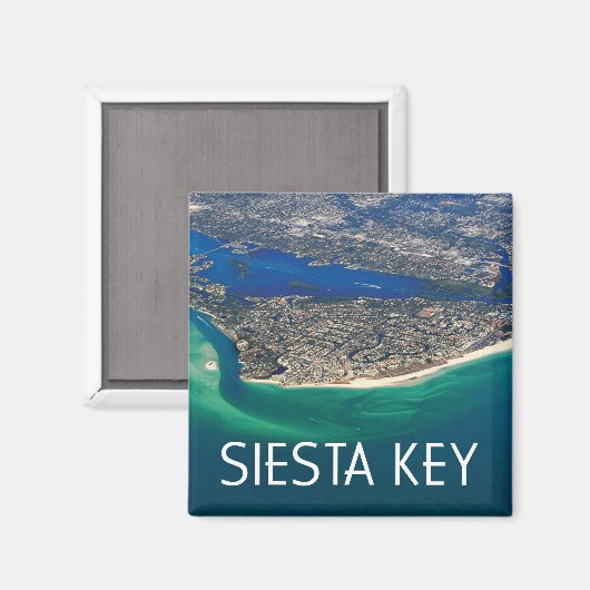 Siesta Key Florida Island Magnet (Vorderseite/Rückseite)