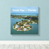 Siesta Key, Florida Leinwand (Insitu (Holzboden))