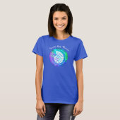 Siesta Key Florida Muschel Strandpromenade T-Shirt (Vorne ganz)