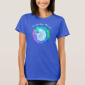 Siesta Key Florida Muschel Strandpromenade T-Shirt (Vorderseite)