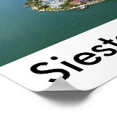 Siesta Key, Florida Poster (Ecke)