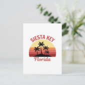 Siesta Key Florida Postkarte (Stehend Vorderseite)