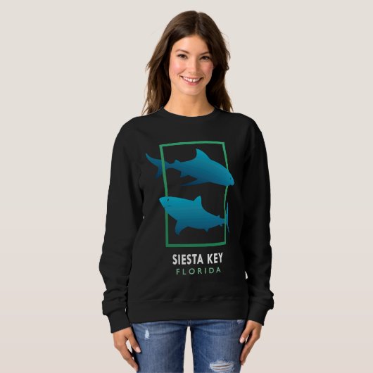 Siesta Key Florida Souvenir 1 Sweatshirt (Vorne ganz)