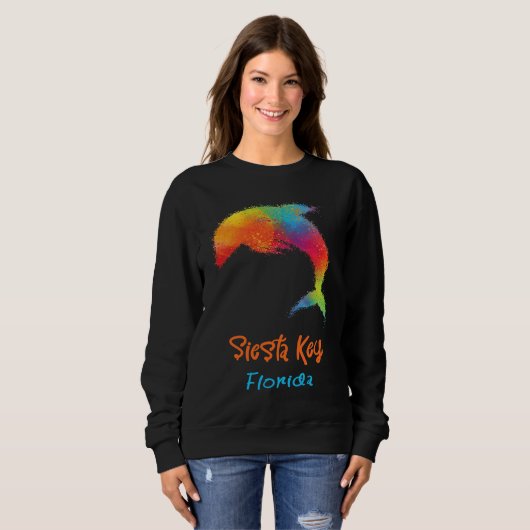 Siesta Key Florida Souvenir Sweatshirt (Vorne ganz)