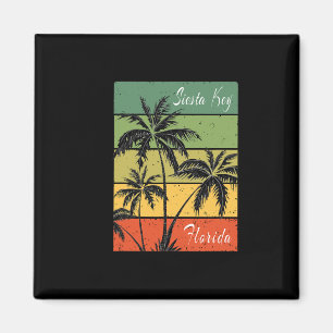 Siesta Key Florida Strand Sonnenuntergang Vintage Magnet