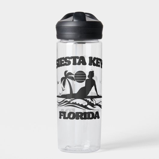 Siesta Key Florida Trinkflasche (Vorderseite)