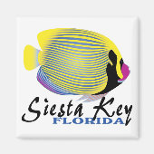 Siesta Key Florida tropischer Fisch Magnet (Vorne)