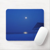 Siesta Key, Florida - Vollmond über Golf bei Morge Mousepad (Mit Mouse)