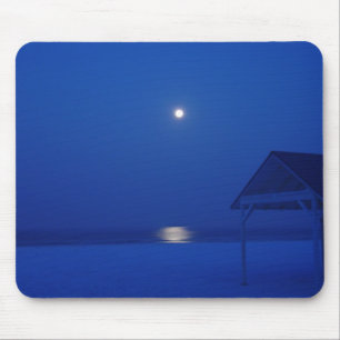 Siesta Key, Florida - Vollmond über Golf bei Morge Mousepad
