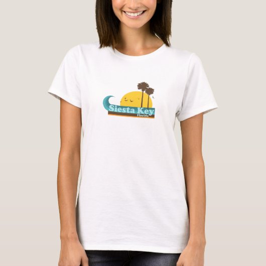 Siesta Key. T-Shirt (Vorderseite)