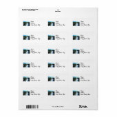 Siesta Keys Address Labels Adressaufkleber (Vorne)