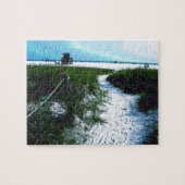 Siesta Keys Beach in Soft Plastic Fotografie Puzzle (Horizontal)