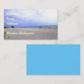 Siesta Keys Sand & Beach Themed Waren Visitenkarte (Vorne/Hinten)