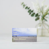 Siesta Keys Sand & Beach Themed Waren Visitenkarte (Stehend Vorderseite)