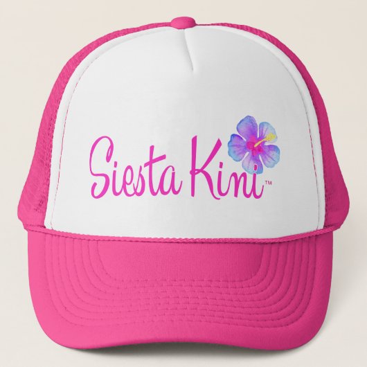 Siesta Kini Fernlastfahrer-Hut Truckerkappe (Vorderseite)