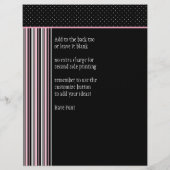 Siesta Motel Flyer (Hinten)