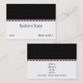 Siesta-Motel-mollige Visitenkarte (Vorne/Hinten)