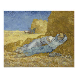 Siesta nach Millet von Vincent Van Gogh Poster