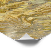 Siesta nach Millet von Vincent Van Gogh Poster (Ecke)